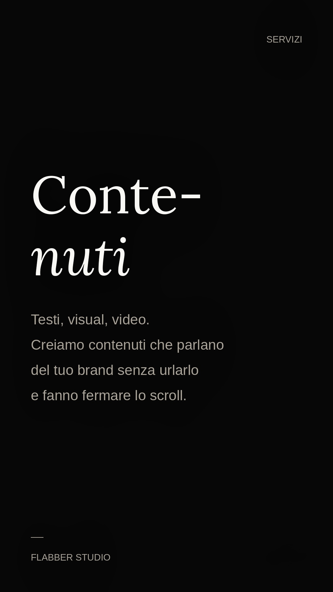 Contenuti - testi, visual e video che fanno fermare lo scroll